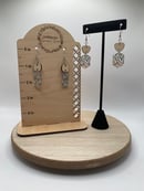 Image 2 of Confetti Hexagon and Rectangle Earrings