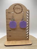 Image 1 of Square Confetti Acrylic Earrings