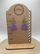 Image 3 of Dome Confetti Acrylic Earrings