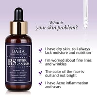 Image 2 of Cos de Baha Retinol 2.5% Facial Serum with Vitamin E 60 ml