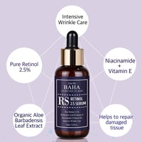 Image 3 of Cos de Baha Retinol 2.5% Facial Serum with Vitamin E 60 ml