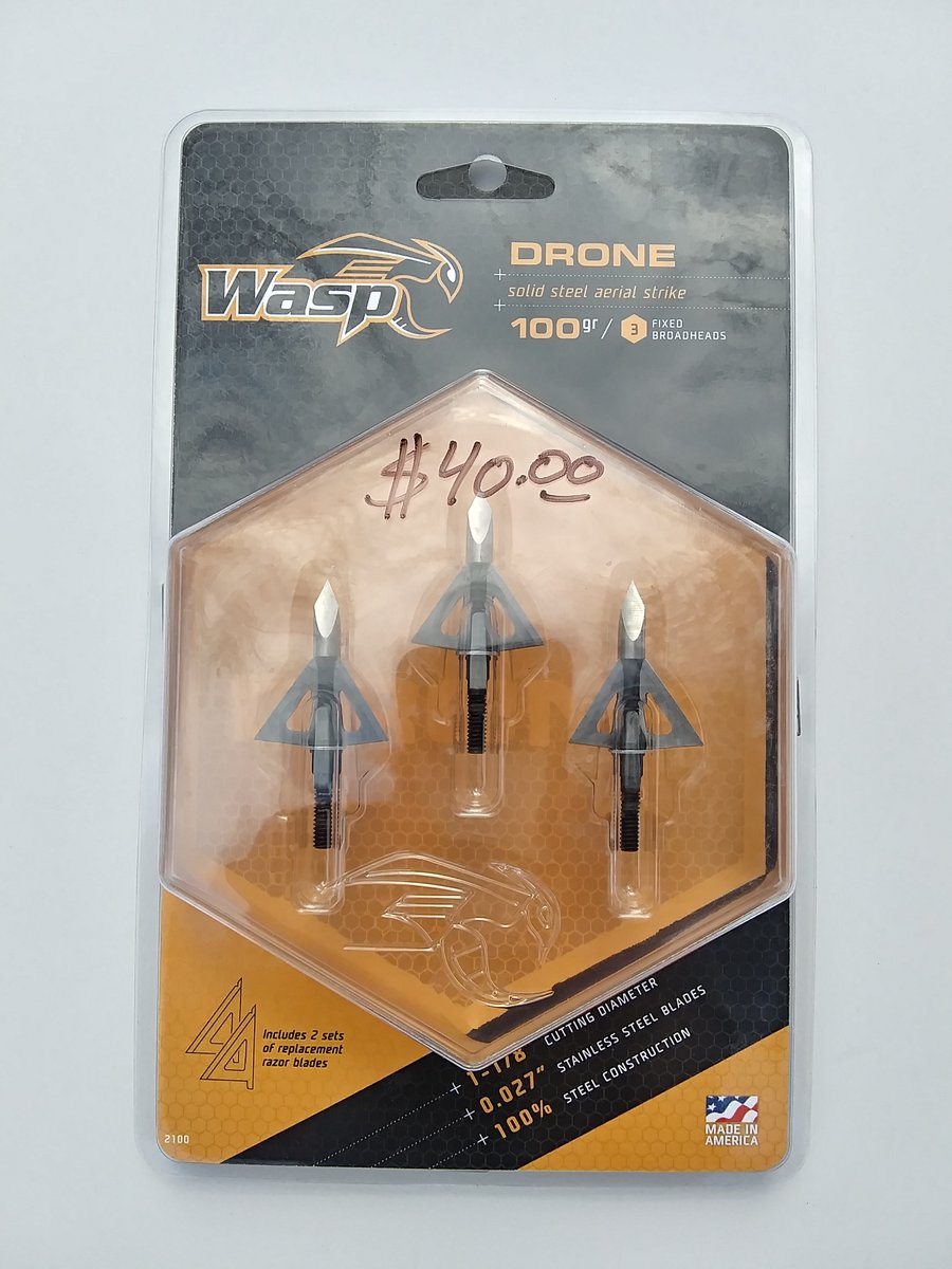Image of WASP DRONE 100 GR Broadhead 1''1/8 cut 