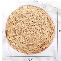 Image 1 of Wooven placemat 13.5 inches 