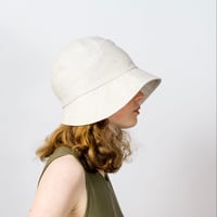 Image 1 of Gracie cloche hat natural