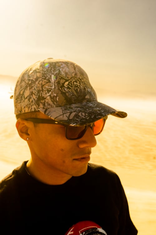 Image of Logo Type Camo Hat
