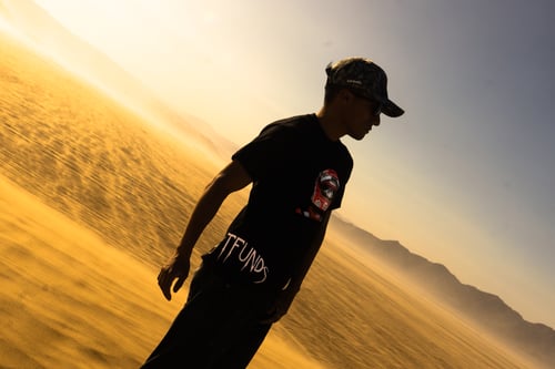 Image of Logo Type Camo Hat