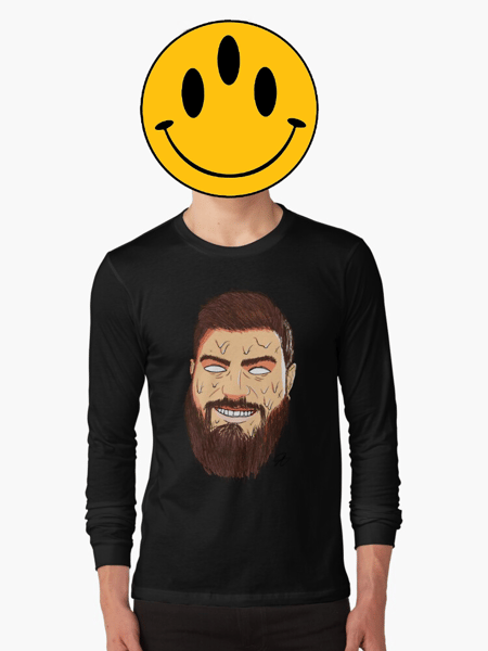 Image of Christian De La Fuente - Long Sleeve T-Shirt (Black)