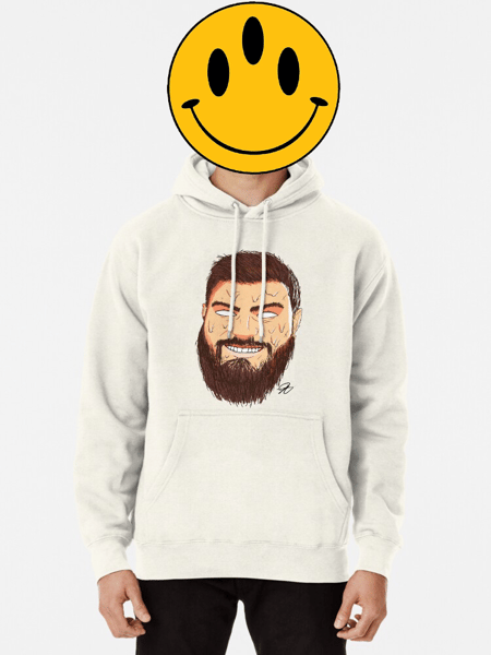 Image of Christian De La Fuente - Pullover Hoodie (White)