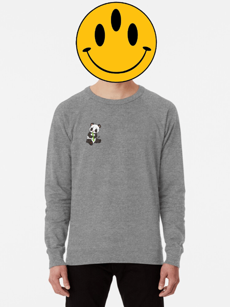 Image of Chrish the Panda - Lightweight Sweatshirt