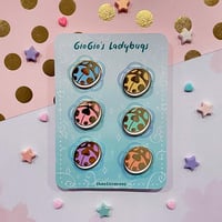 Image 4 of GioGio's Ladybugs - Enamel Pins