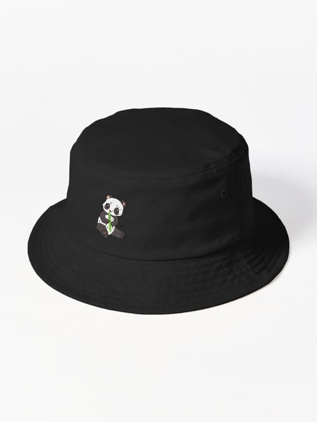 Image of Chrish the Panda - Bucket Hat (Black)