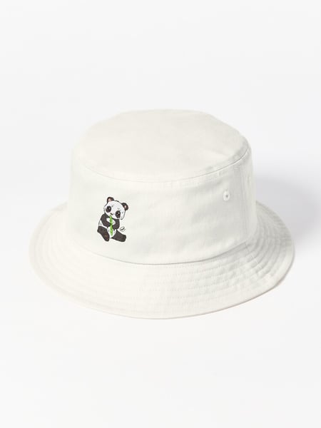 Image of Chrish the Panda - Bucket Hat (White)