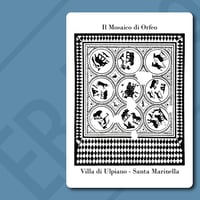Quadretto MDF, 13X18 - Il Mosaico di Orfeo, Villa di Ulpiano SM (Nsl044)