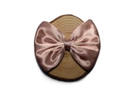 Dusty Pink Satin Bow