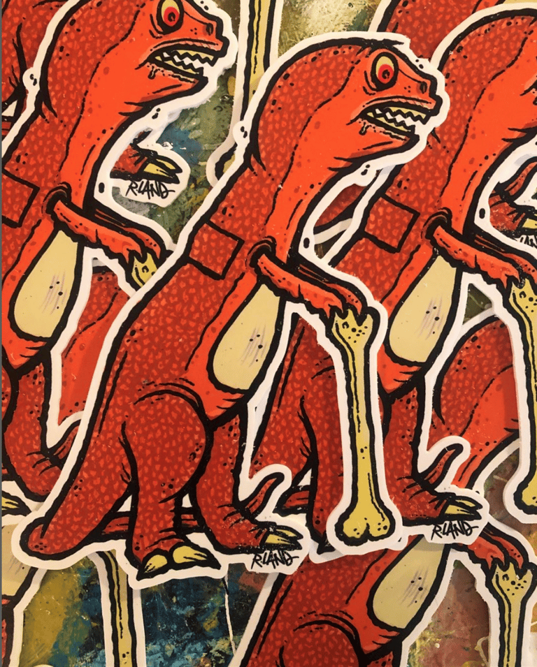  Jumbo Duvalasaurus  Dino magnetic art!