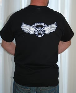 Image of Black Tee Shirts( Back View)