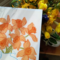 Image 2 of Daffodils A4 Art Print