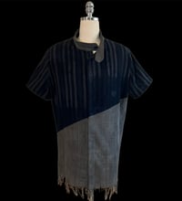 Image 3 of Woven Fringe Buttondown Top