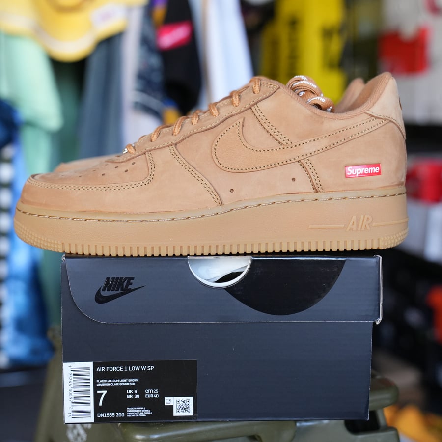 Image of Nike Air Force 1 Low SP Supreme Wheat