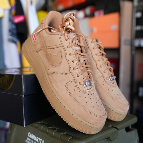 Image of Nike Air Force 1 Low SP Supreme Wheat