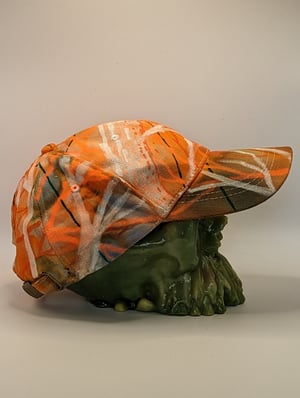 Image of Neon Camo Cap- Orange