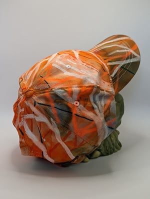 Image of Neon Camo Cap- Orange