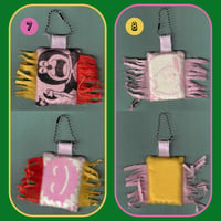 Image 4 of PLUSH SCRAP KEYCHAINS WITH BELL INSIDE