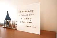 Image 2 of Wooden Frameless with Engraved Phrase