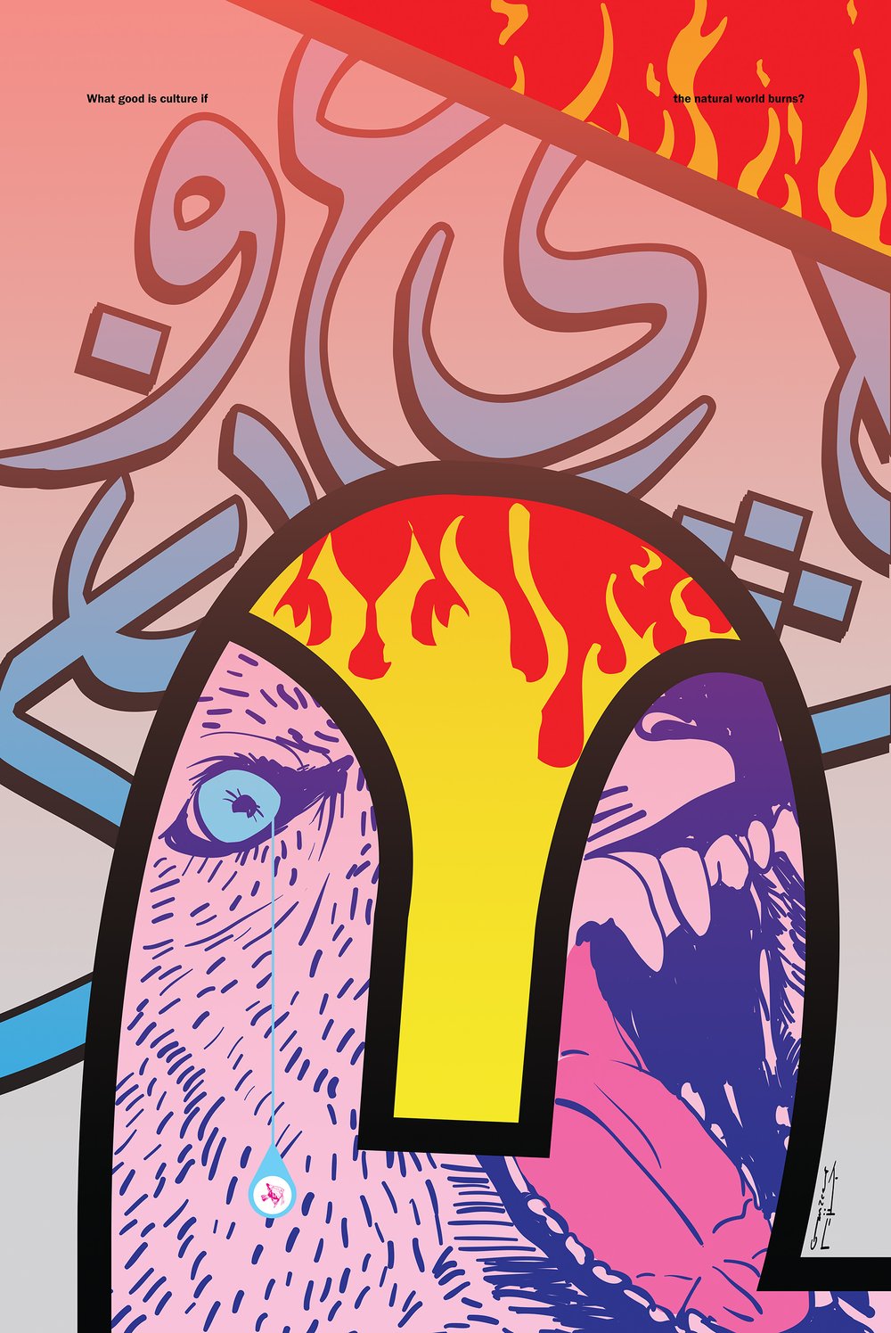 IF NATURE BURNS Poster