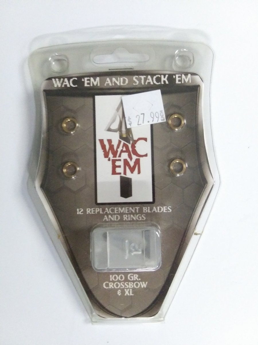 Image of WAC ' EM 100 gr. Replacement Crossbow Blades & XL 
