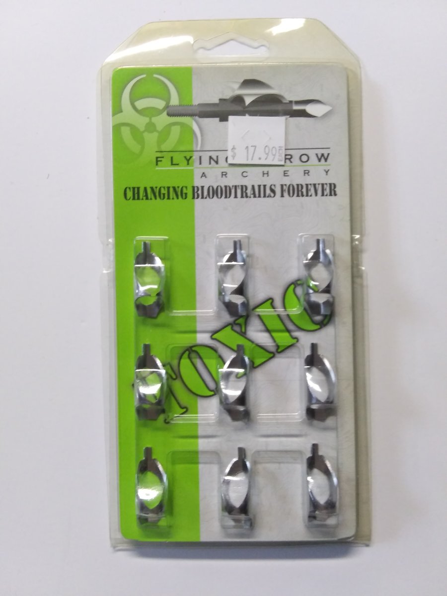 Image of Flying Arrow Replacement Blades For Toxic Broadheads 