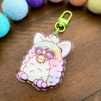 Pastel Furby Acrylic Keychain