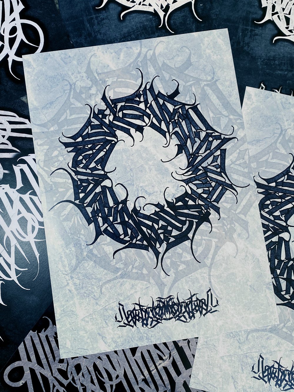 A4 Calligraffiti Print {Light}