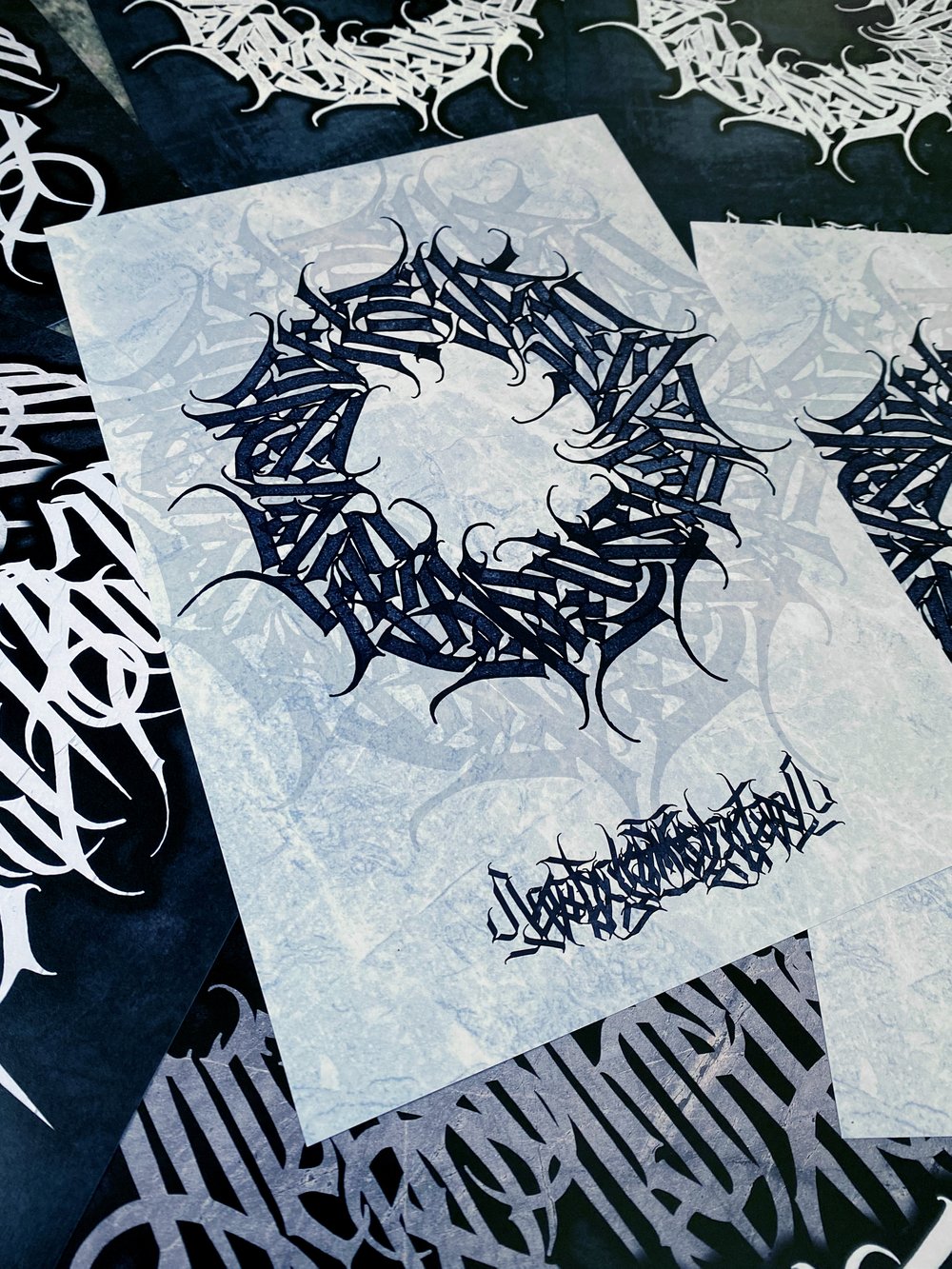 A4 Calligraffiti Print {Light}