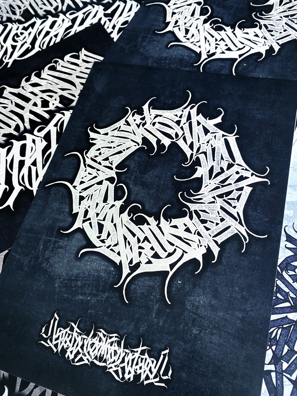 A4 Calligraffiti Print {Dark}