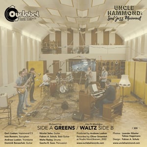 Image of OUT NOW  7" UNCLE HAMMOND'S SOUL JAZZ MOVEMENT - GREENS/WALTZ