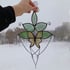 Real Luna Moth stained glass suncatcher and wall hanging Image 3