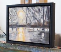 Image 3 of Winter Sunrise (The Pond) - Framed Original