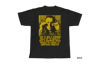 BRECHT T-Shirt, Black/Yellow