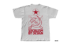 SOCIALISM BY DESIGN T-Shirt, White/Red
