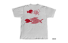 BITE BACK T-Shirt, White/Red