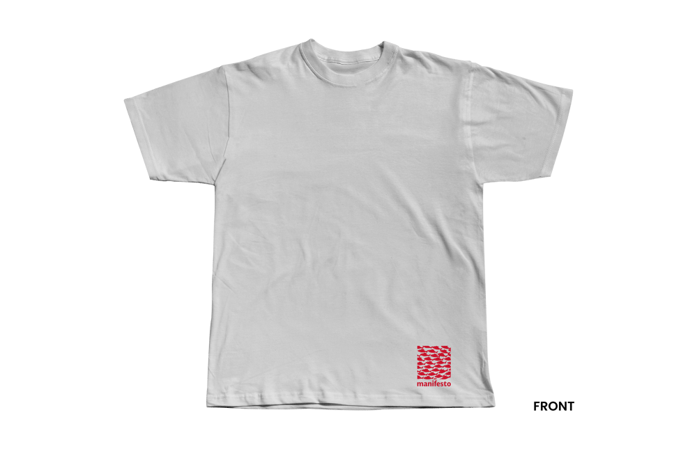 BITE BACK T-Shirt, White/Red
