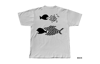 BITE BACK T-Shirt, White/Black