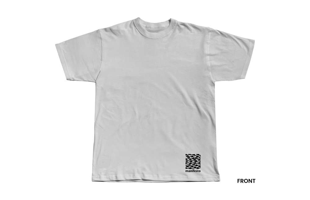 BITE BACK T-Shirt, White/Black