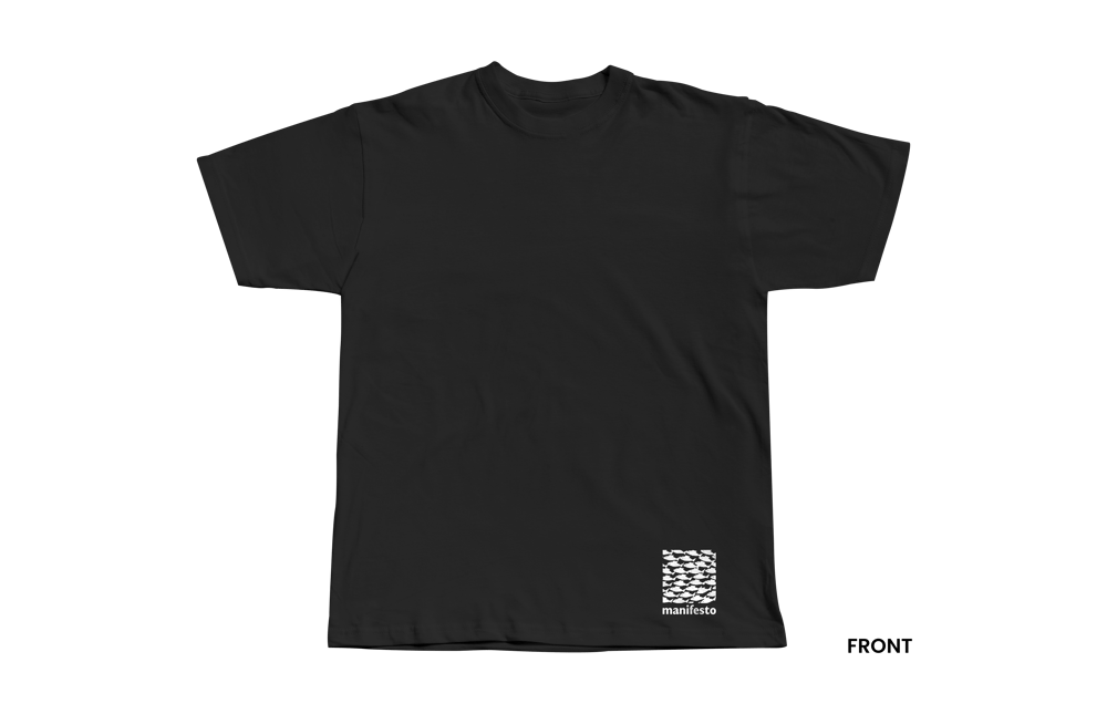 BITE BACK T-Shirt, Black/White