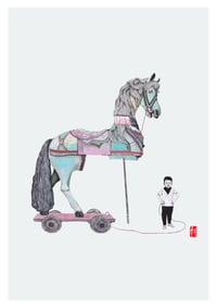 The Pull Horse – Archival Art Print
