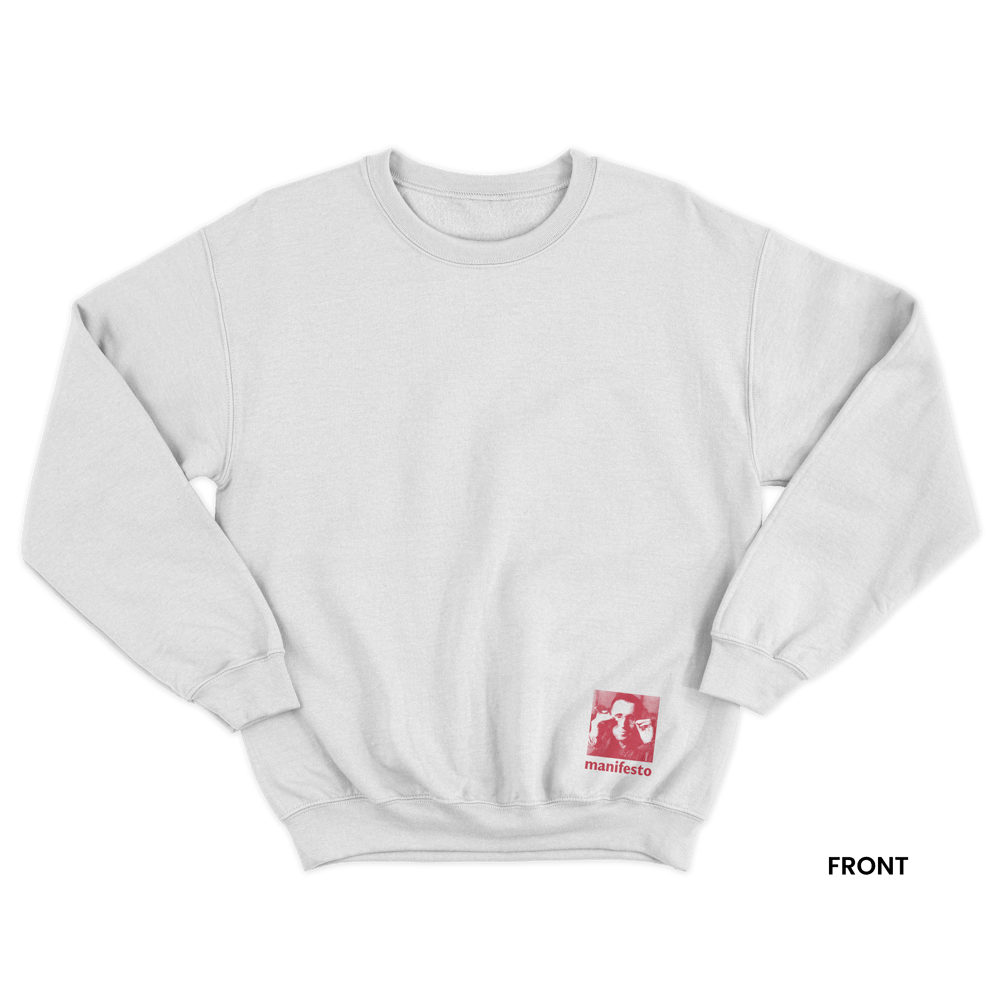 BRECHT Sweatshirt, White/Red