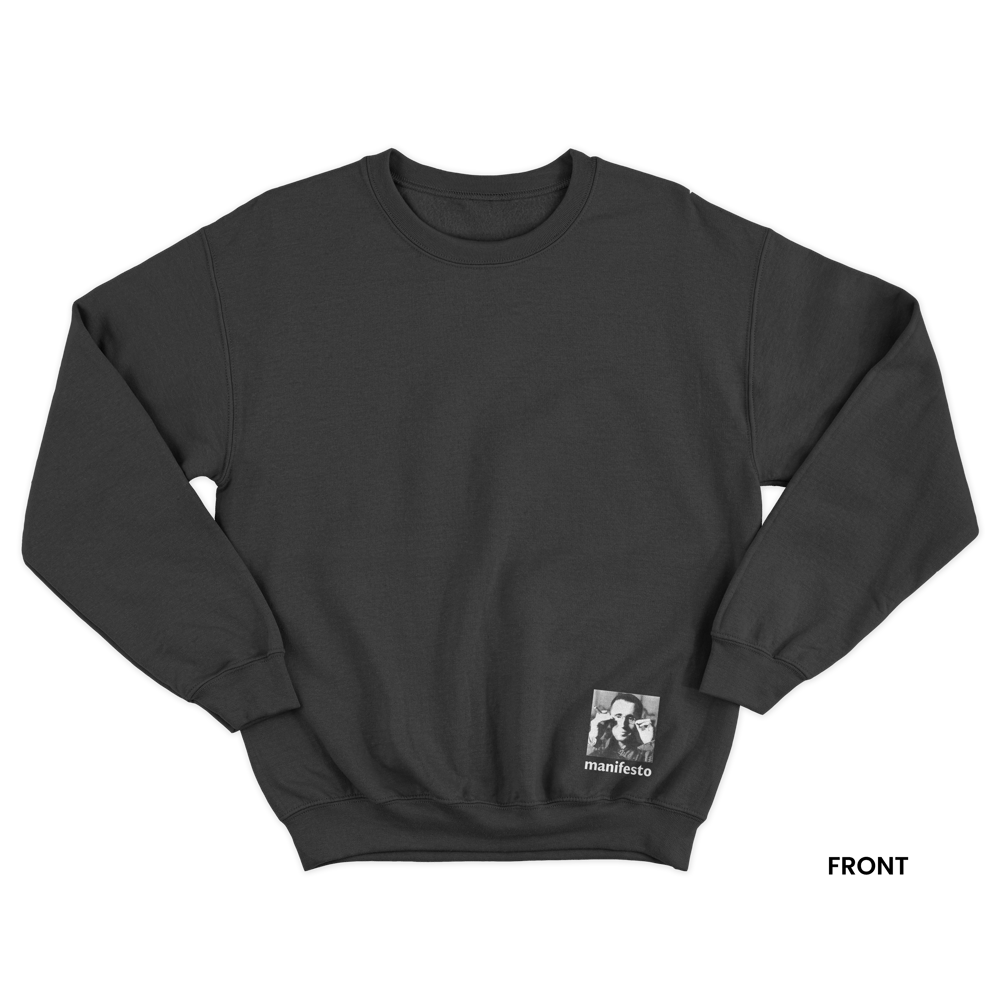 BRECHT Sweatshirt, Black/White