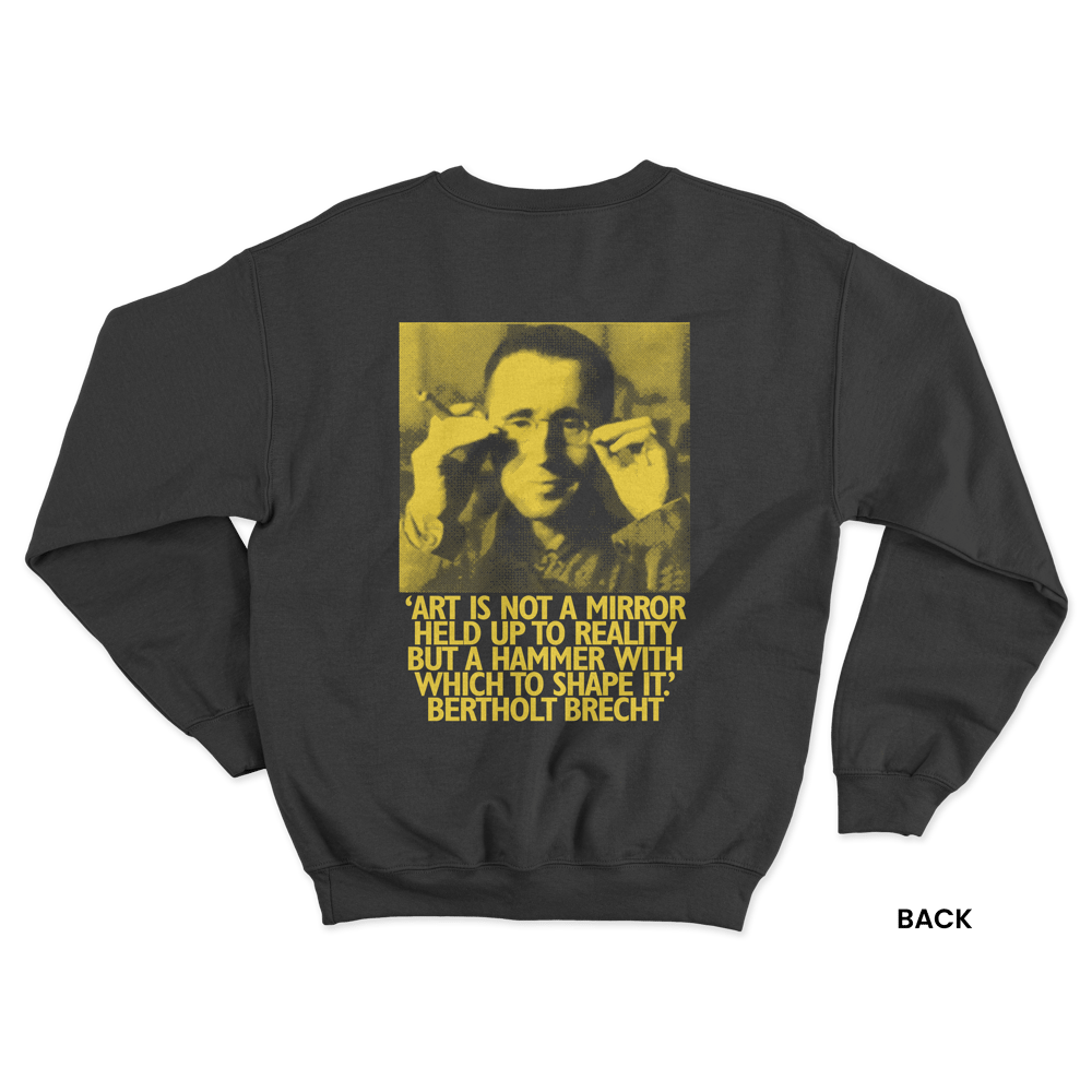 BRECHT Sweatshirt, Black/Yellow