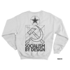 SOCIALISM BY DESIGN Sweatshirt, White/Black